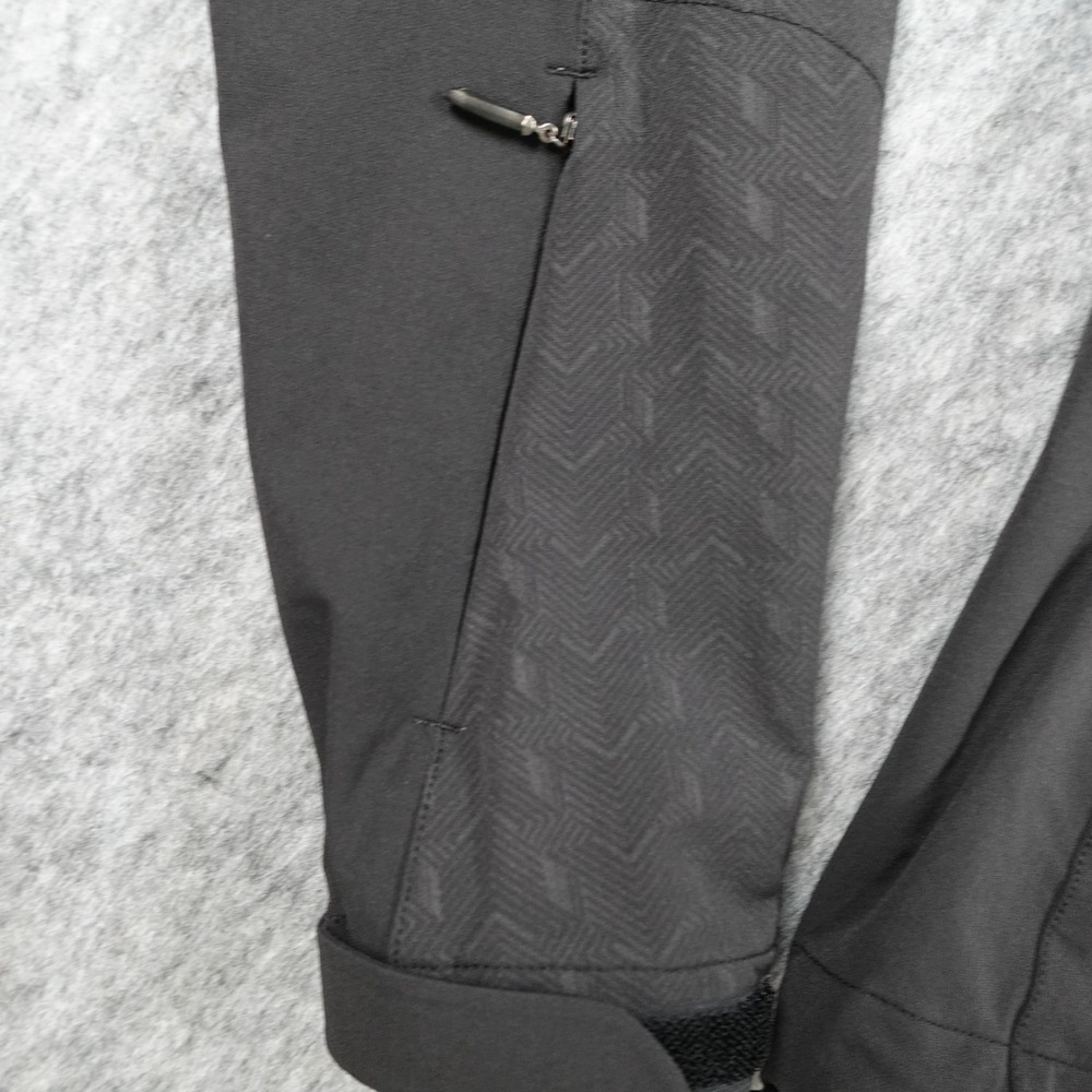 REI Jacket Women Extra Small Black Full Zip Hooded Softshell Windbreaker‎ - Picture 8 of 12